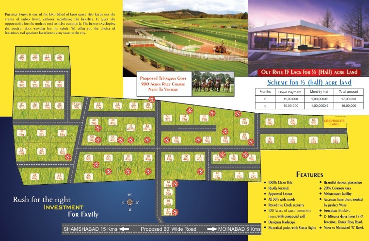 My Prestige Farms brochure layout